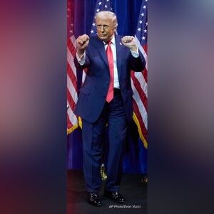 Donald J. Trump Dancing LIFE SIZE Cardboard Cutout LAST ONE!